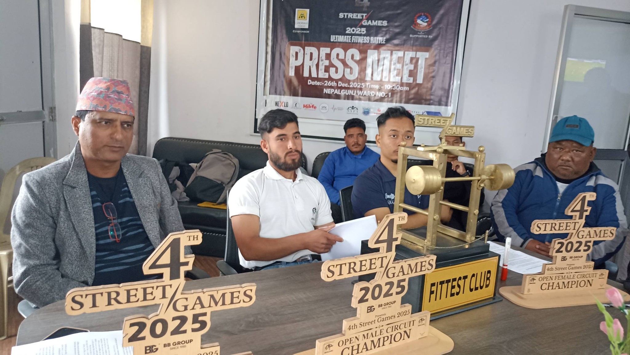 धम्बोझीमा शनिबार चौथो खुला व्यायाम प्रतियोगिता हुँदैं, सम्पुर्ण तयारी पुरा